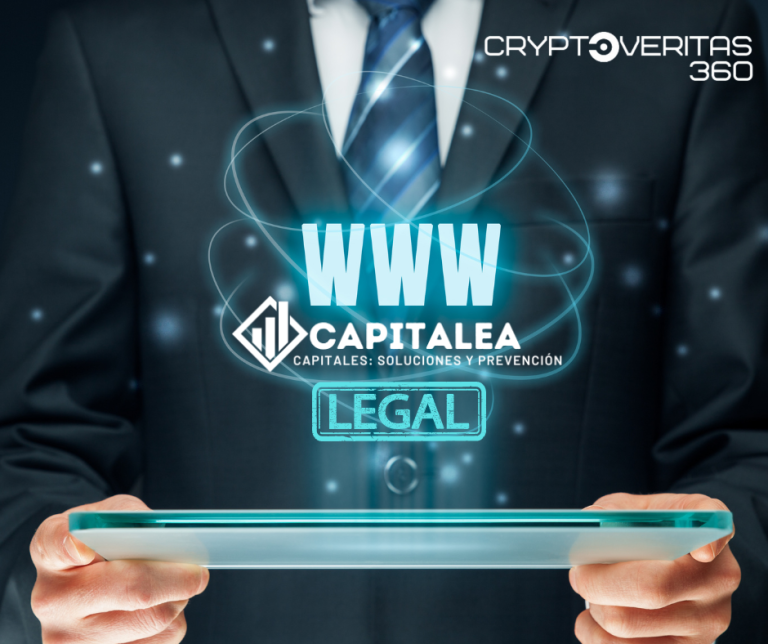 Cryptoveritas360 áreal legal, adecuacion legal web de Capitalea.